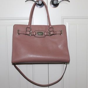 Michael Kors Mauve Pink Hamilton Satchel